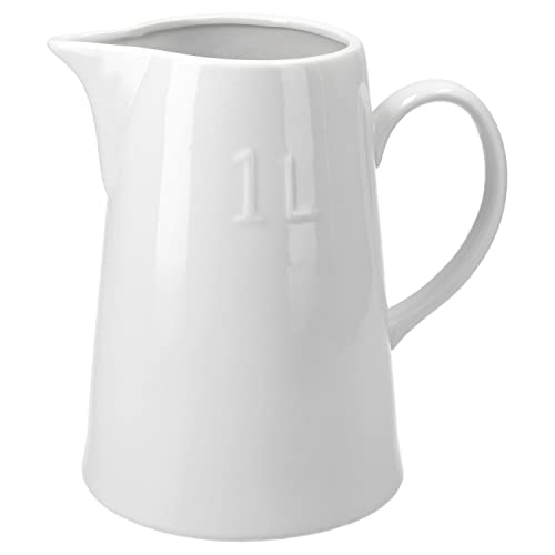 MamboCat Milchkanne 1 Liter aus Porzellan |...