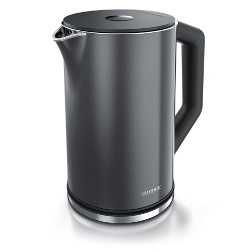 Arendo - Edelstahl Wasserkocher mit...