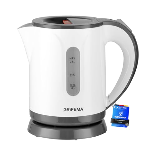 GRIFEMA Wasserkocher Klein, 0.8L, 1100W -...