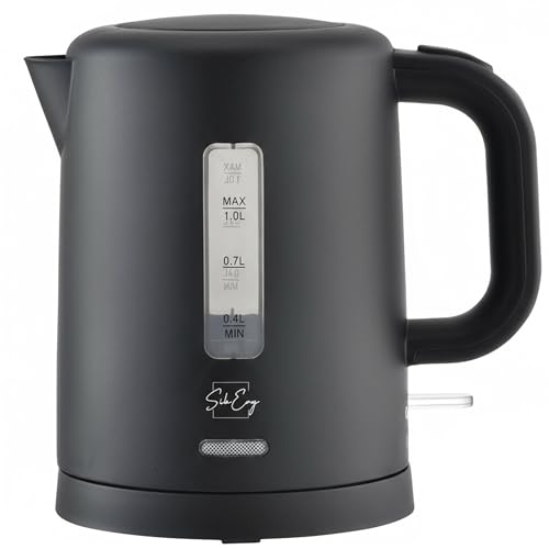 Sieberg Wasserkocher Klein 1 Liter - Kompakt...