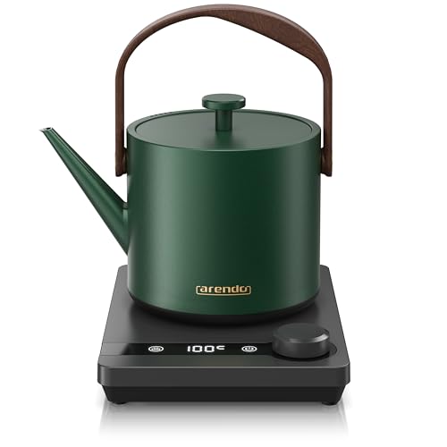Arendo - Edelstahl Wasserkocher mit...