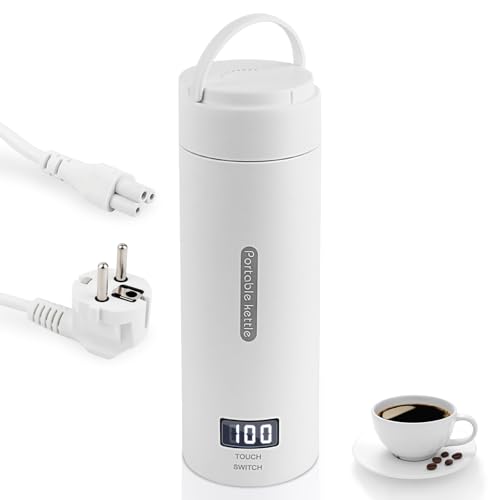NVIYAM Reise Wasserkocher Klein, 380ml...