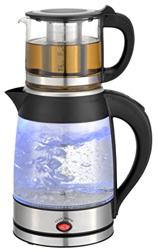 Teekocher | 100% BPA-Frei | Sicherheitsglas |...