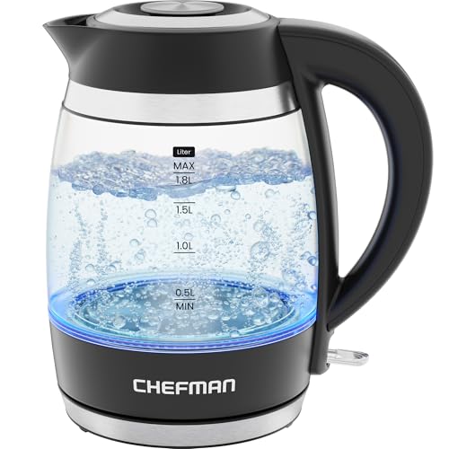 Chefman Elektrischer Wasserkocher, 1.8L...
