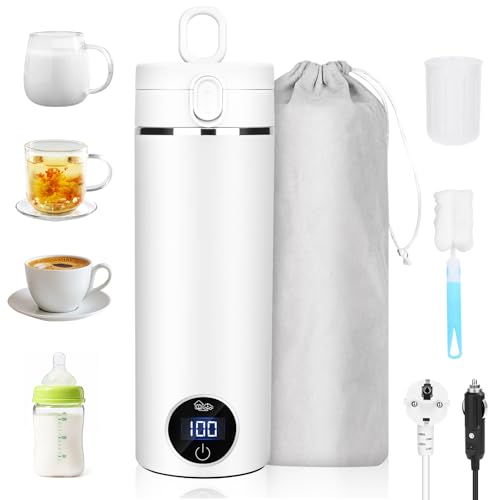 Dreamhigh® Reisewasserkocher, 450ml Mini...