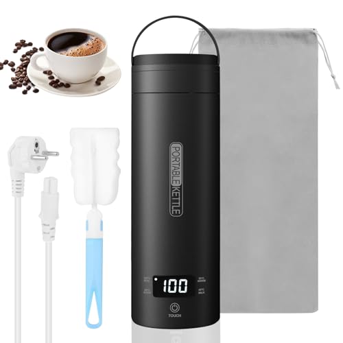 Elektrischer Reisewasserkocher Klein 500ml,...