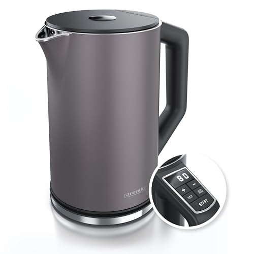 Arendo - Edelstahl Wasserkocher mit...