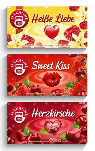 Teekanne Früchtetee-Set 3 Sorten,...
