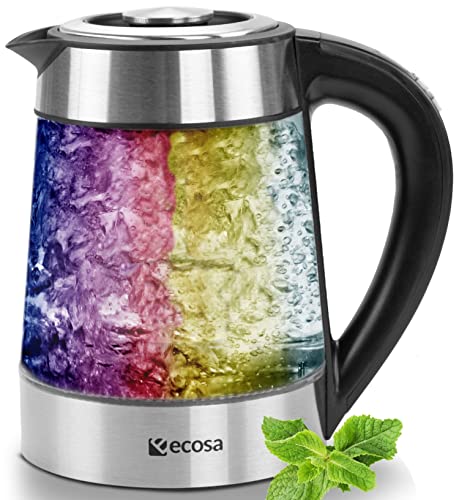 Glas Wasserkocher 1,7 Liter | 2200 Watt |...